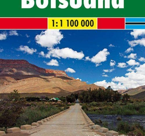 Botswana Road Map 1:1.1M FB (English, Spanish, French, Italian and German Edition)