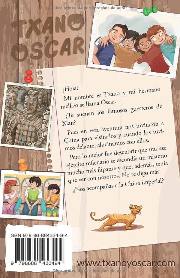 Libro: Las aventuras de Txano y Óscar - La tumba del emperador tigre por Julio Santos