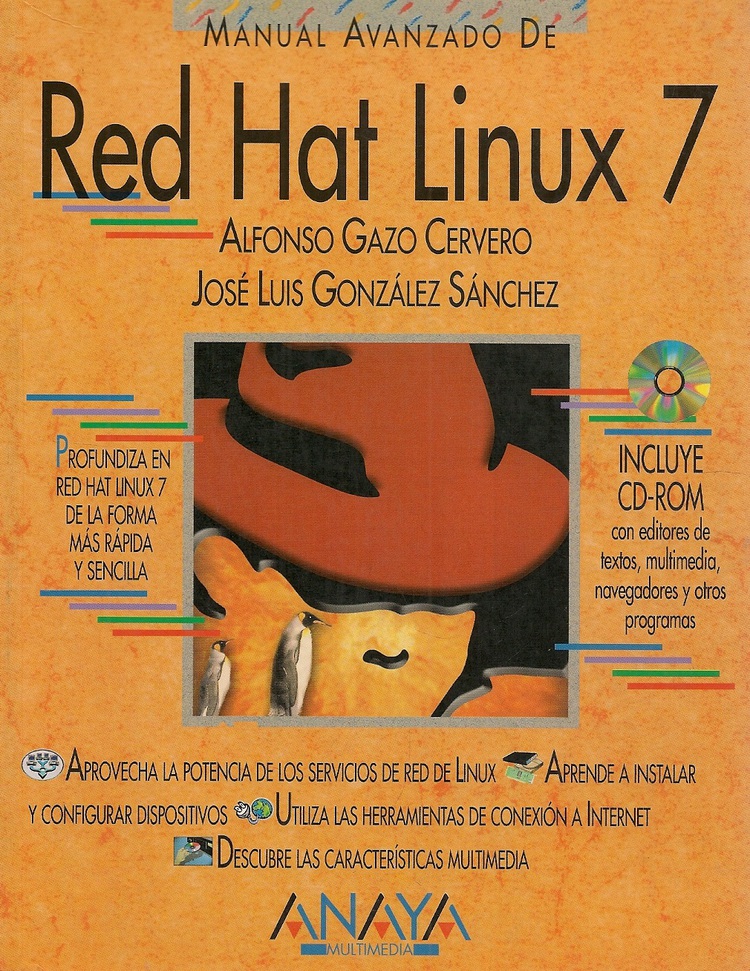 Libro: Red Hat Linux 7 - Manual Avanzado por Alfonso Gazo Cervero