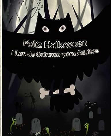 Libro: Feliz Halloween Libro de Colorear para Adultos por Design-zak Art