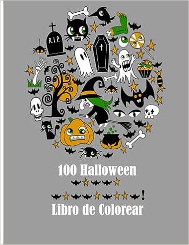 Libro: 100 Halloween- Libro de colorear por Design-zak Art