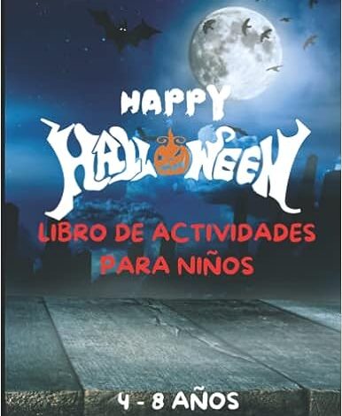 Libro: Happy Halloween- Libro de actividades para niños por Editions Renard