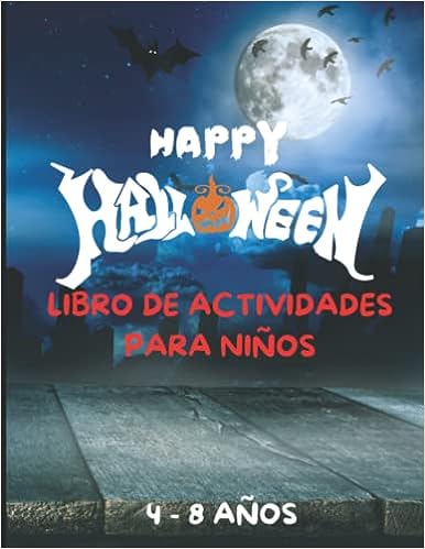 Libro: Happy Halloween- Libro de actividades para niños por Editions Renard