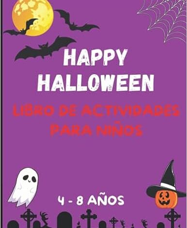 Libro: Happy Halloween de 4 a 8 años - Libro de actividades por Editions Renard