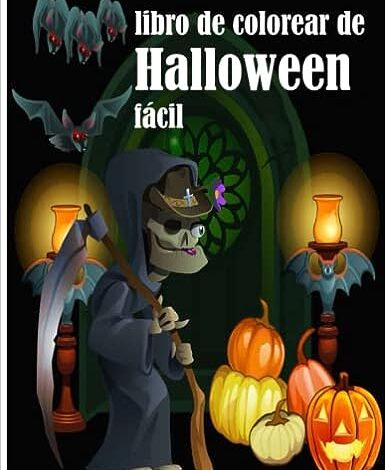 Libro: Libro de colorear de Halloween fácil por Design-zak Art