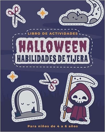 Libro: Halloween habilidades de tijera - Libro de actividades por Camila Esma