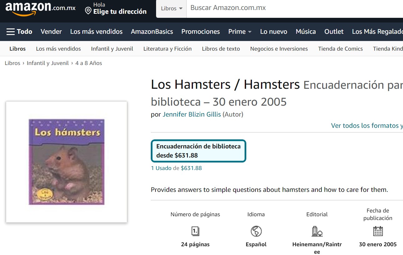 Libro: Los Hamsters: Lee y aprende por Jennifer Blizin Gillis