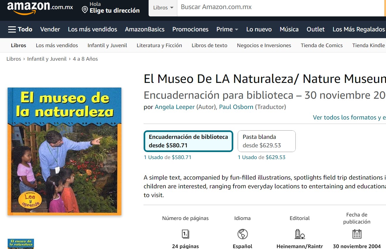 Libro: El Museo De La Naturaleza: Lee y aprende por Angela Leeper