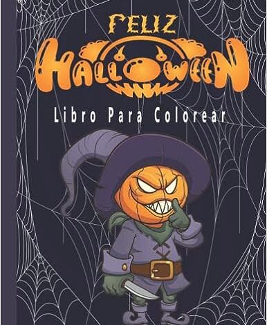 Libro: Feliz Halloween - Libro para colorear por Miley Abellan
