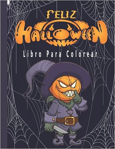 Libro: Feliz Halloween - Libro para colorear por Miley Abellan