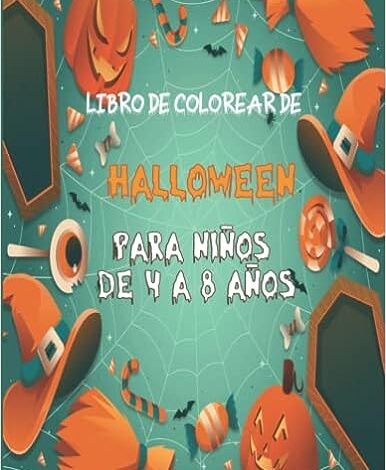 Libro: Libro de colorear de halloween para niños de 4 a 8 años por Nerolie Gianna