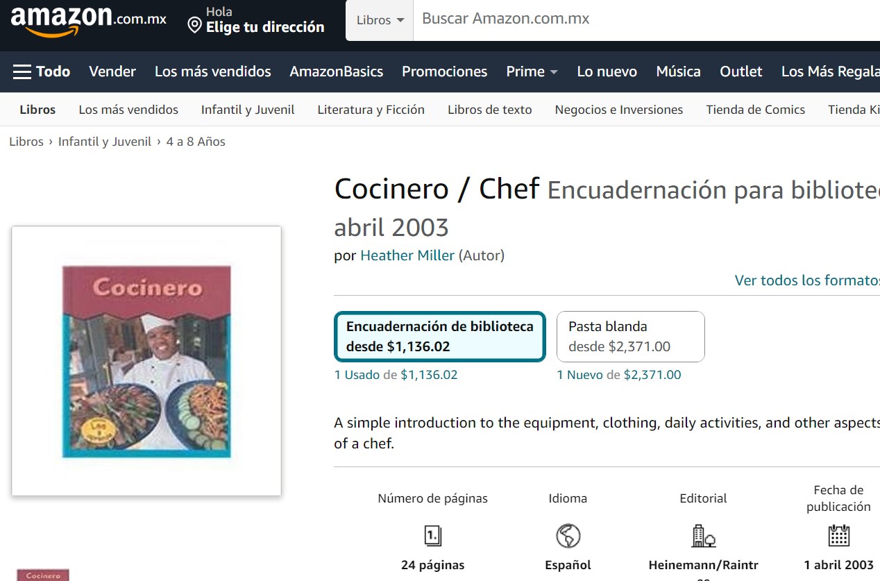 Libro: Cocinero / Chef Lee y aprende por Heather Miller