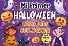 Libro: Mi primer Halloween - Libro para colorear para niños de 1 a 3 años por Cecile Lemus press
