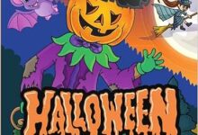 Libro: Halloween - Libro de actividades y para colorear para niños de 4 a 8 por Nino Flores