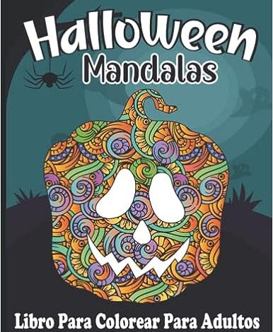 Libro: Halloween mandalas - Libro para colorear para adultos por Fatizora Publishing