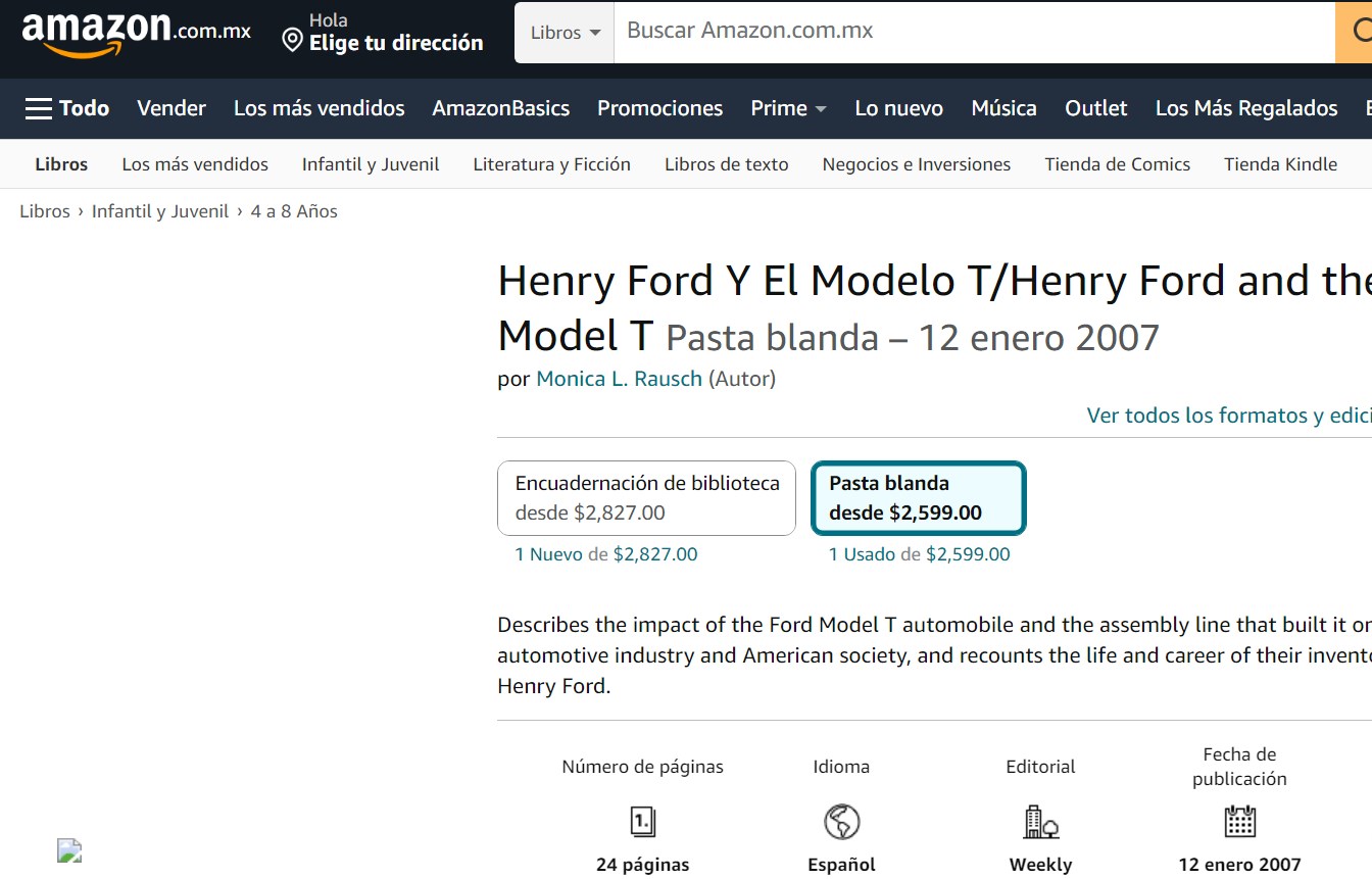 Libro: Henry Ford Y El automóvil Modelo T: Inventores y sus descubrimientos por Monica L. Rausch