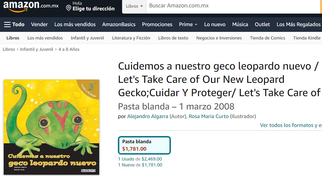 Libro: Cuidemos a nuestro geco leopardo nuevo: Cuidar Y Proteger por Alejandro Algarra