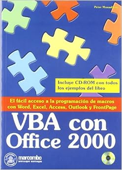 Libro: VBA Con Office 2000 - Con CD-ROM por Peter Monadjemi