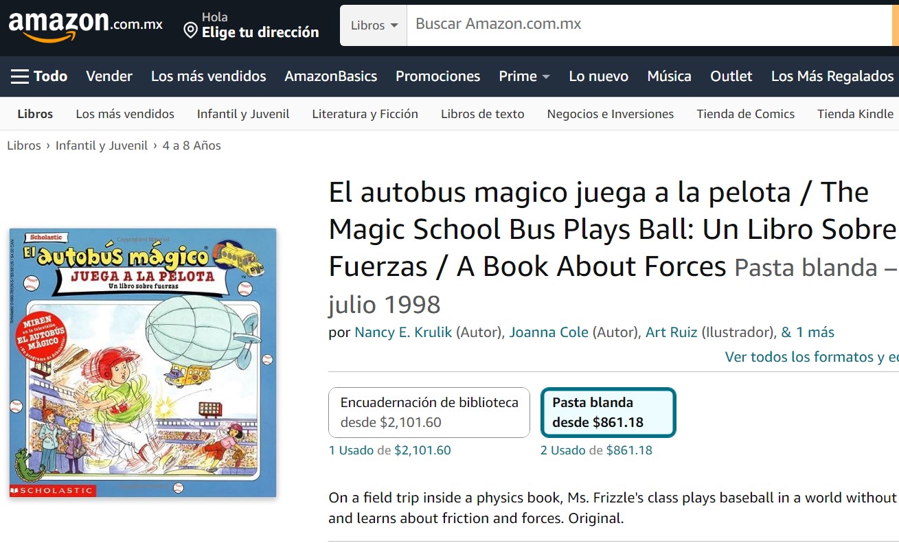 Libro: El autobús mágico juega a la pelota: Un Libro Sobre Fuerzas por Nancy E. Krulik