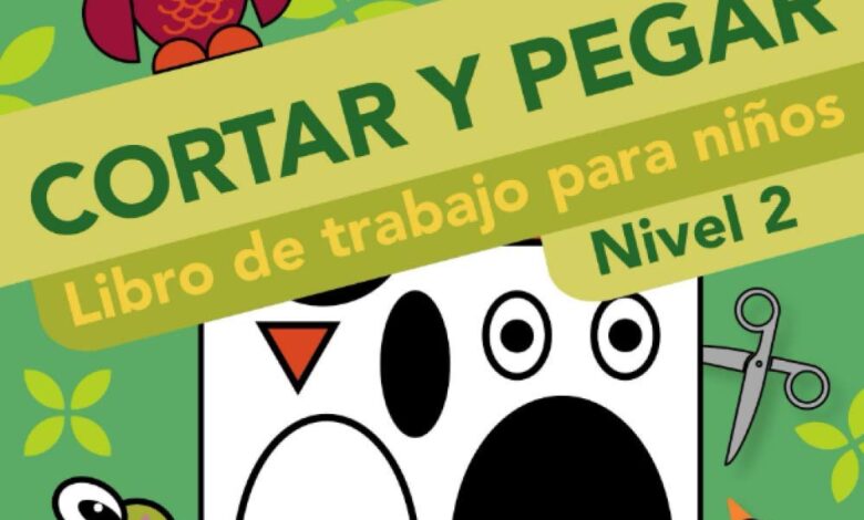 Libro: Cortar Y Pegar - Libro de trabajo para niños, Nivel 2 por Elena Krylova