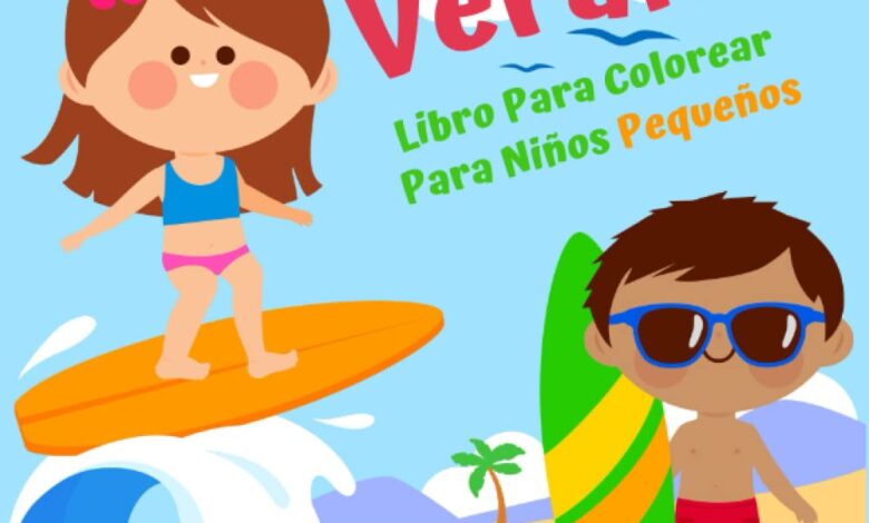 Libro: Verano - Libro para Colorear para Niños Pequeños por Dsign Illie