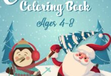 Libro: Christmas - Libro para colorear de Navidad de 4 a 8 años por Raúl Mendoza Rivera