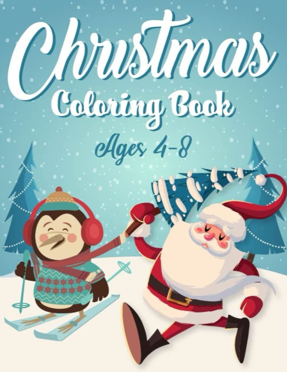 Libro: Christmas - Libro para colorear de Navidad de 4 a 8 años por Raúl Mendoza Rivera