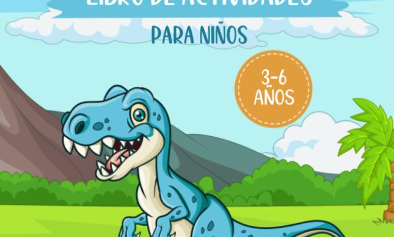 Libro: Dinosaurios - Libro de actividades para niños 3-6 años por Iheb Traktoren