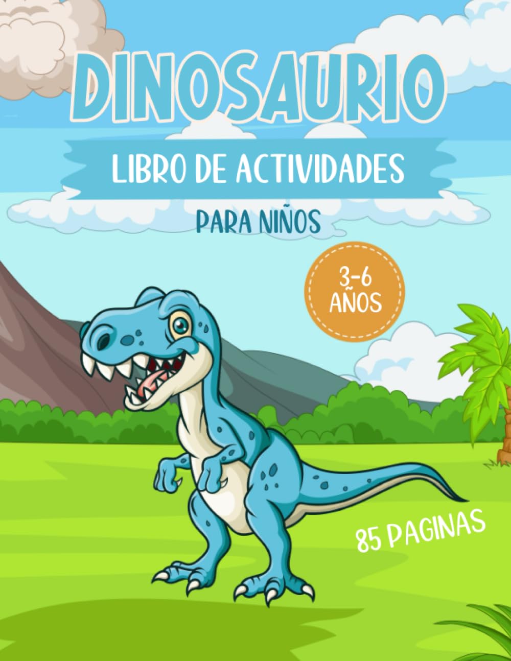 Libro: Dinosaurios - Libro de actividades para niños 3-6 años por Iheb Traktoren