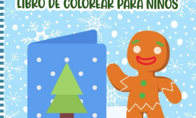 Libro: Tarjeta navideña - Libro De Colorear Para Niños por TARJETASP PRESS