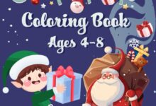 Libro: Merry Christmas - Libro para colorear de Navidad de 4 a 8 años por Raul Mendoza Rivera