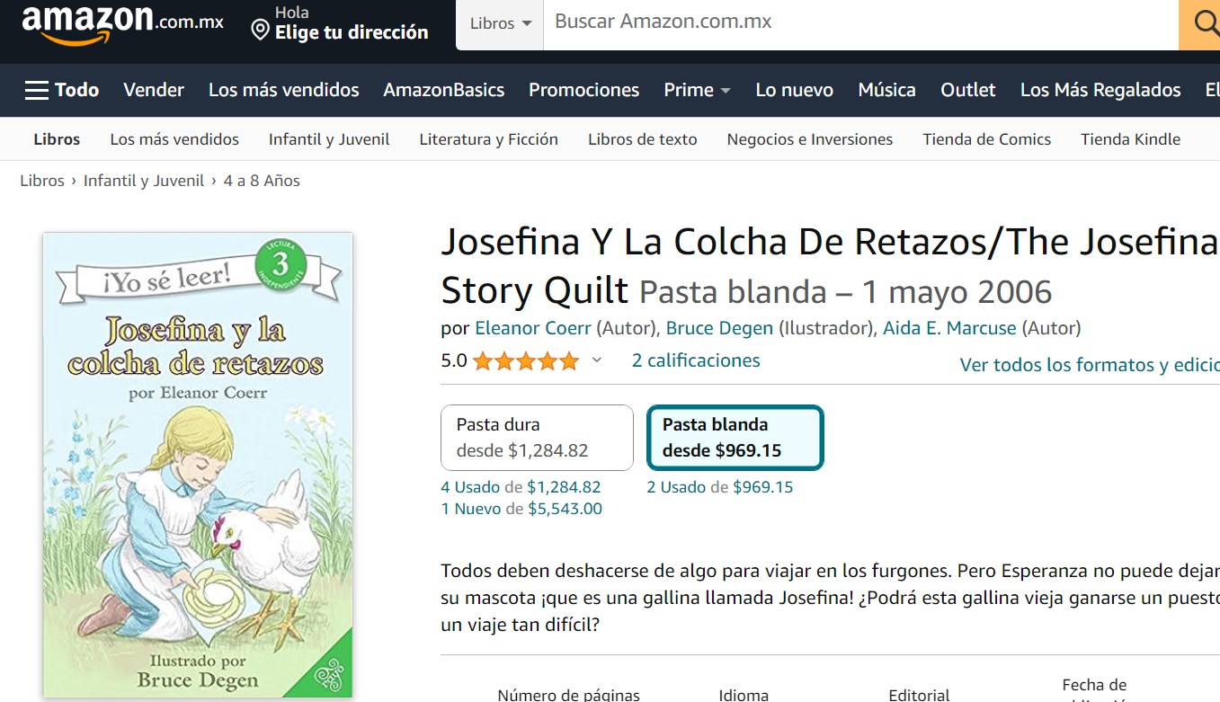 Libro: Josefina Y La Colcha De Retazos: ¡Yo sé leer! Por Eleanor Coerr