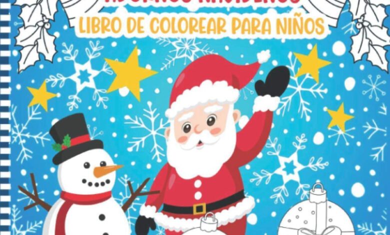 Libro: Adornos Navideños Divertidos Para Colorear a Partir De 3 Años por DICOSP PRESS