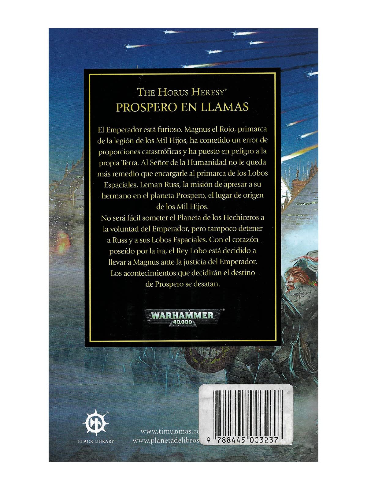 Libro: Próspero en Llamas, Los Lobos Atacan - Libro 15 de 54: Warhammer The Horus Heresy por Dan Abnett