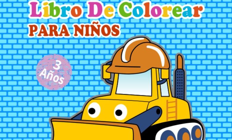 Libro: Vehículos - Libro de colorear para niños 3 años por Sergio Adam