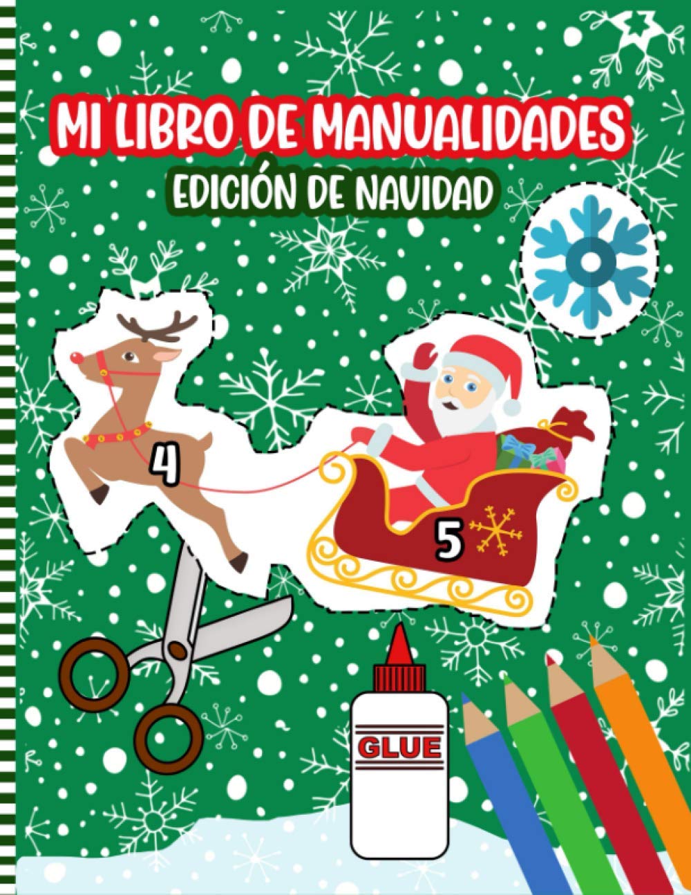 Libro: Mi Libro De Manualidades Edición De Navidad por NINARTS Press