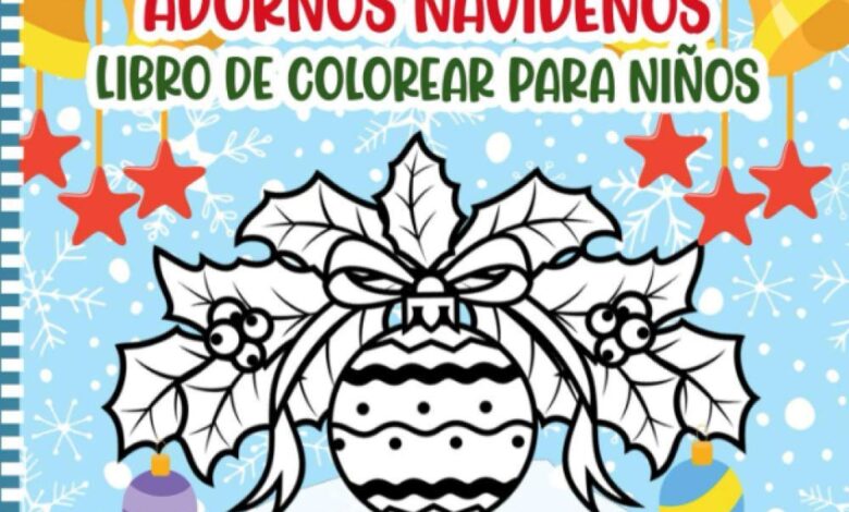 Libro: Adornos Navideños Libro De Colorear Para Niños por DICOSP PRESS