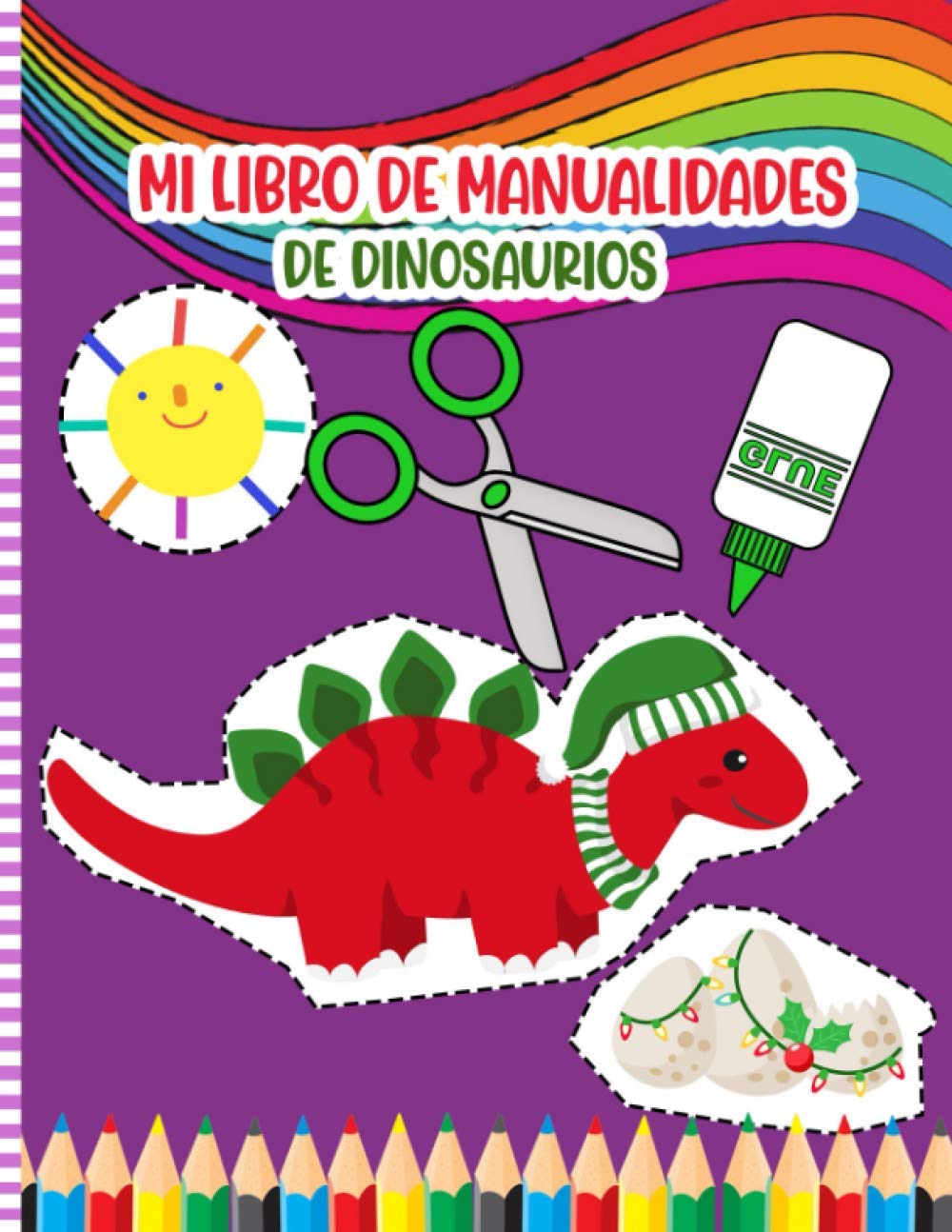 Libro: Mi Libro De Manualidades De Dinosaurios por NINARTS Press