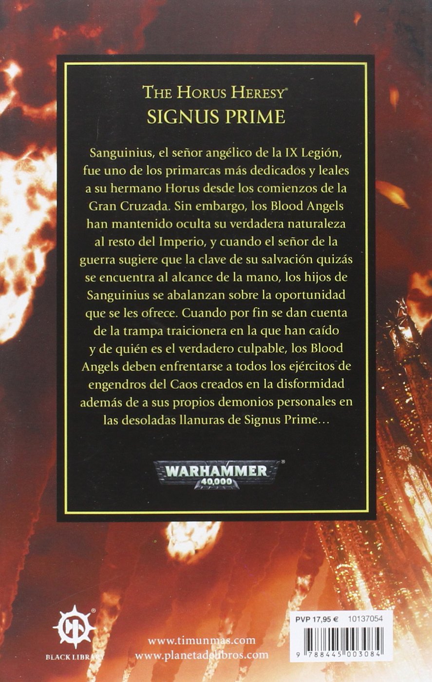 Libro: Signus Prime, El Ángel Caído - Libro 21 de 54: Warhammer The Horus Heresy por James Swallow