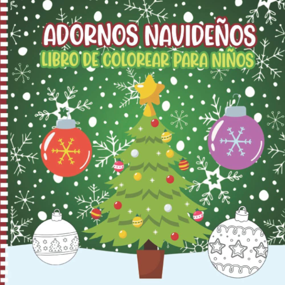 Libro: Adornos Navideños Libro De Colorear Para Niños por DICOSP PRESS