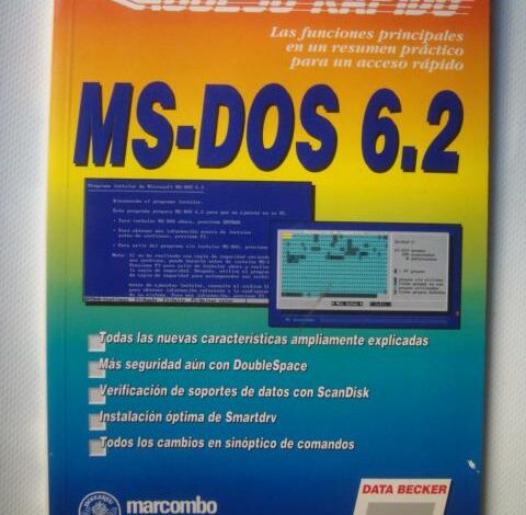Libro: MS-DOS 6.2 - Acceso Rápido por Helmut Tornsdorf