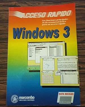 Libro: Windows 3.1 - Acceso Rápido por Mirko Langlotz