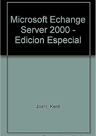 Libro: Microsoft Exchange Server 2000 - Edición Especial por Kent Joshi