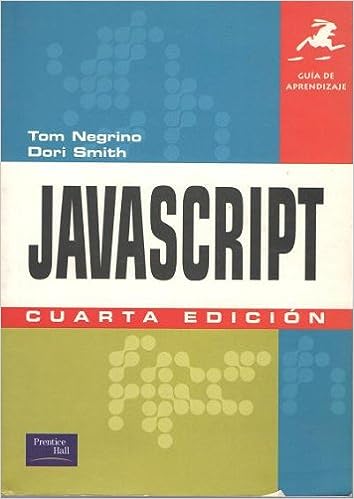 Libro: JavaScript Guías de Aprendizaje por Tom Negrino