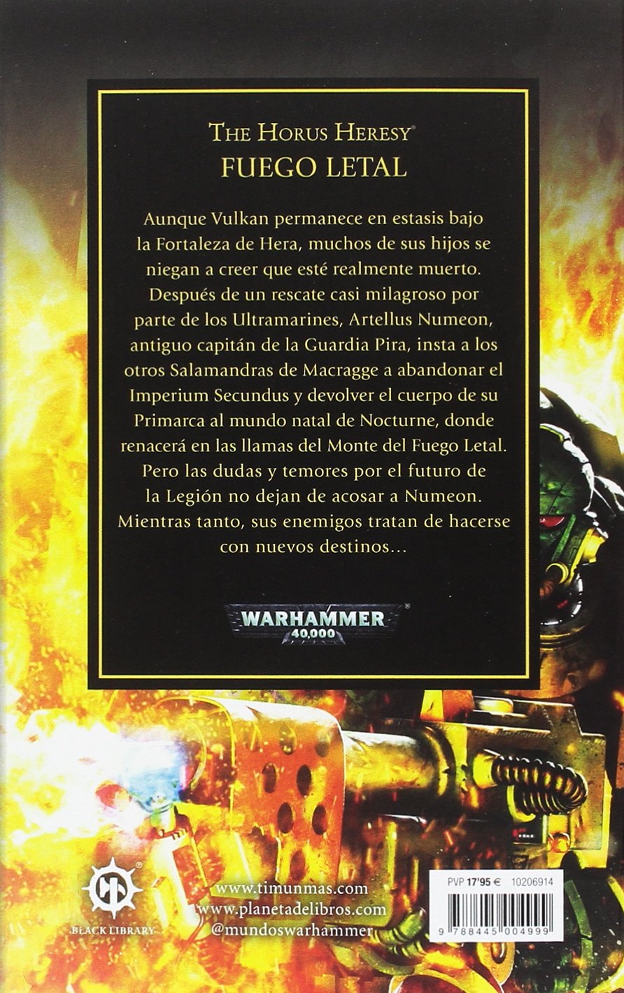 Libro: Fuego Letal, Dentro de la Tormenta de Ruina - Libro 32 de 54: Warhammer The Horus Heresy por Nick Kyme