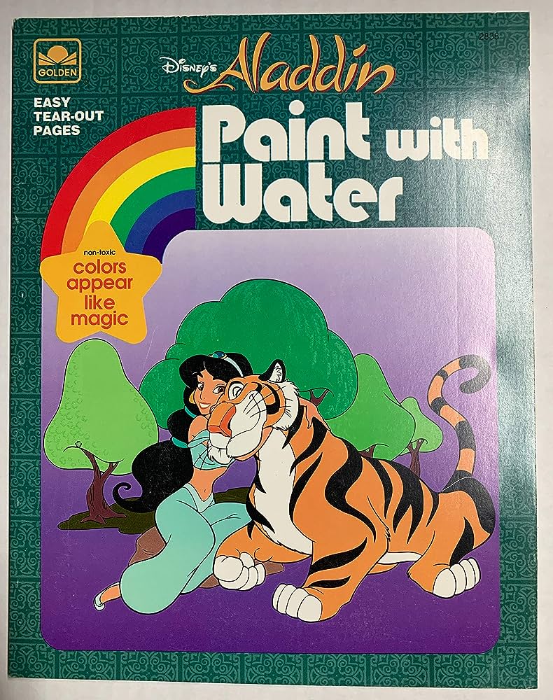 Libro: Disney Aladdyn - Pinta con agua por Disney Studios