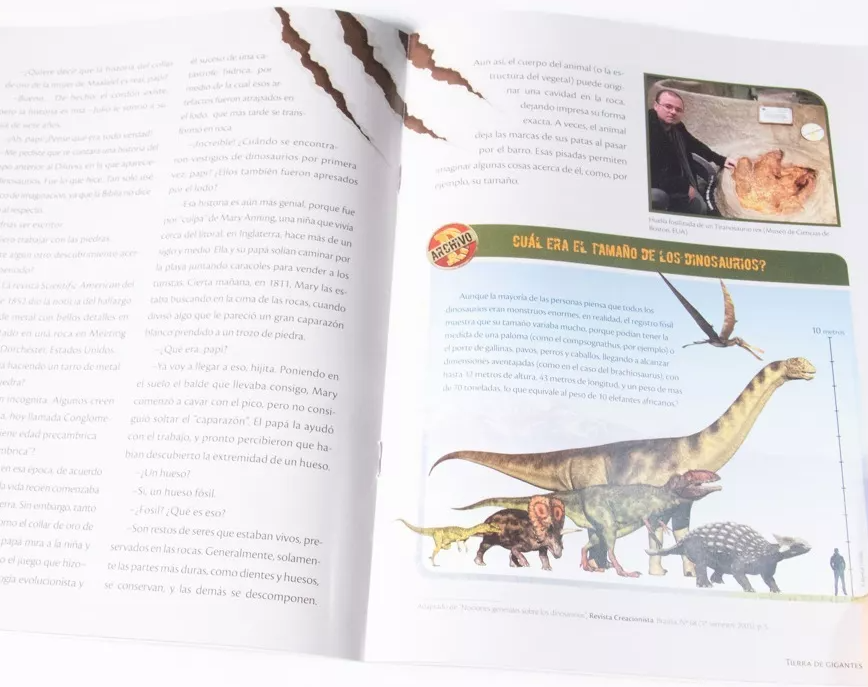 Libro: Tierra de Gigantes - Lo que sucedió con los dinosaurios por Michelson Borges