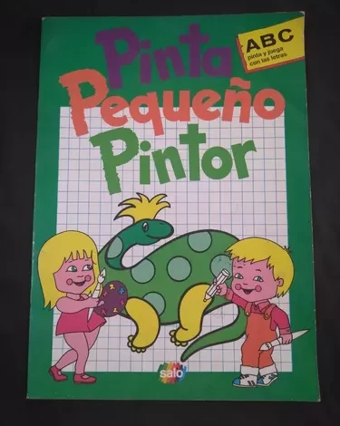 Libro: Pinta Pequeño Pintor - ABC pinta y juega con las letras por Salo