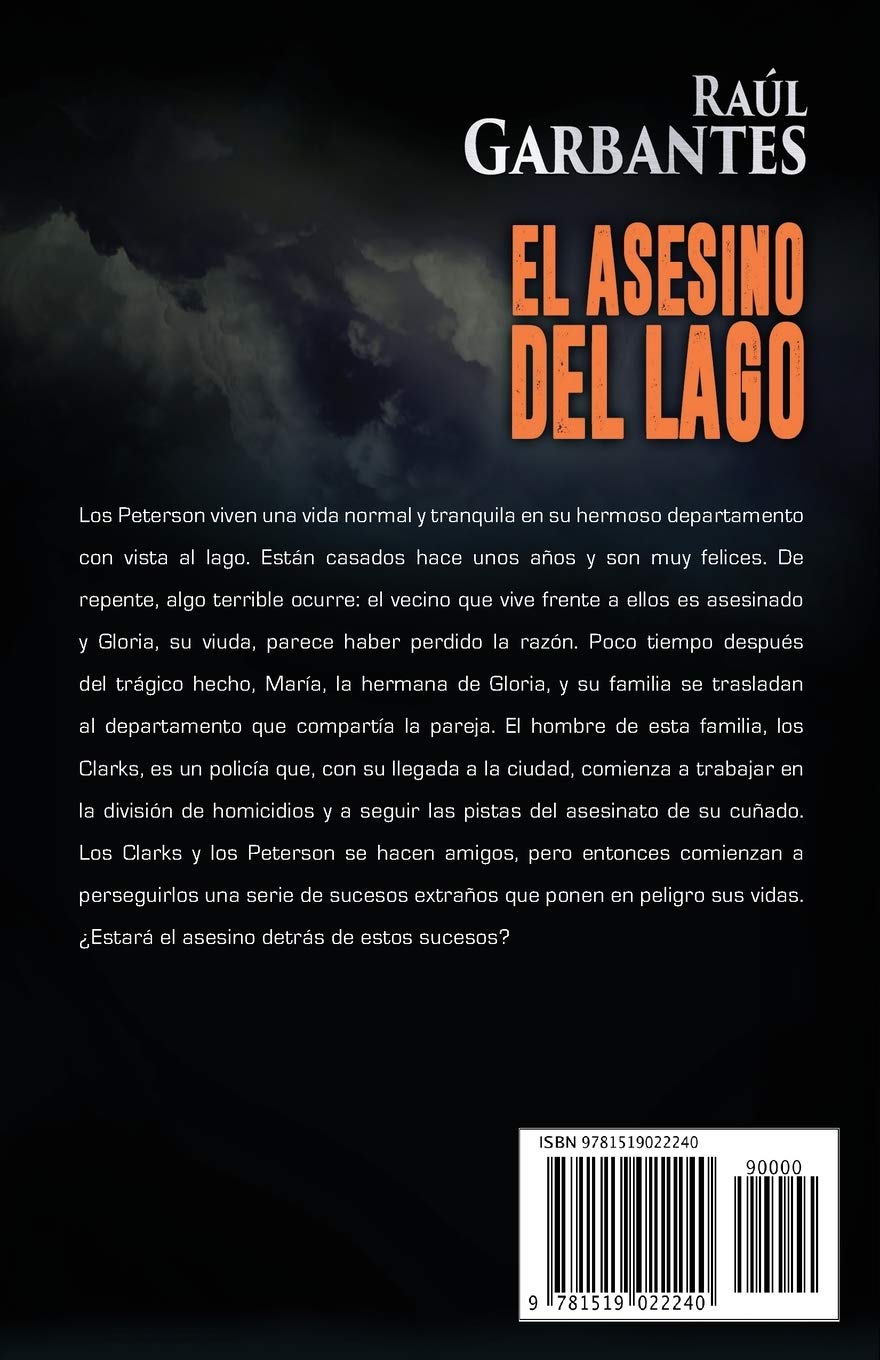 Libro: El Asesino del Lago - un thriller psicológico de suspenso y asesinatos por Raúl Garbantes 