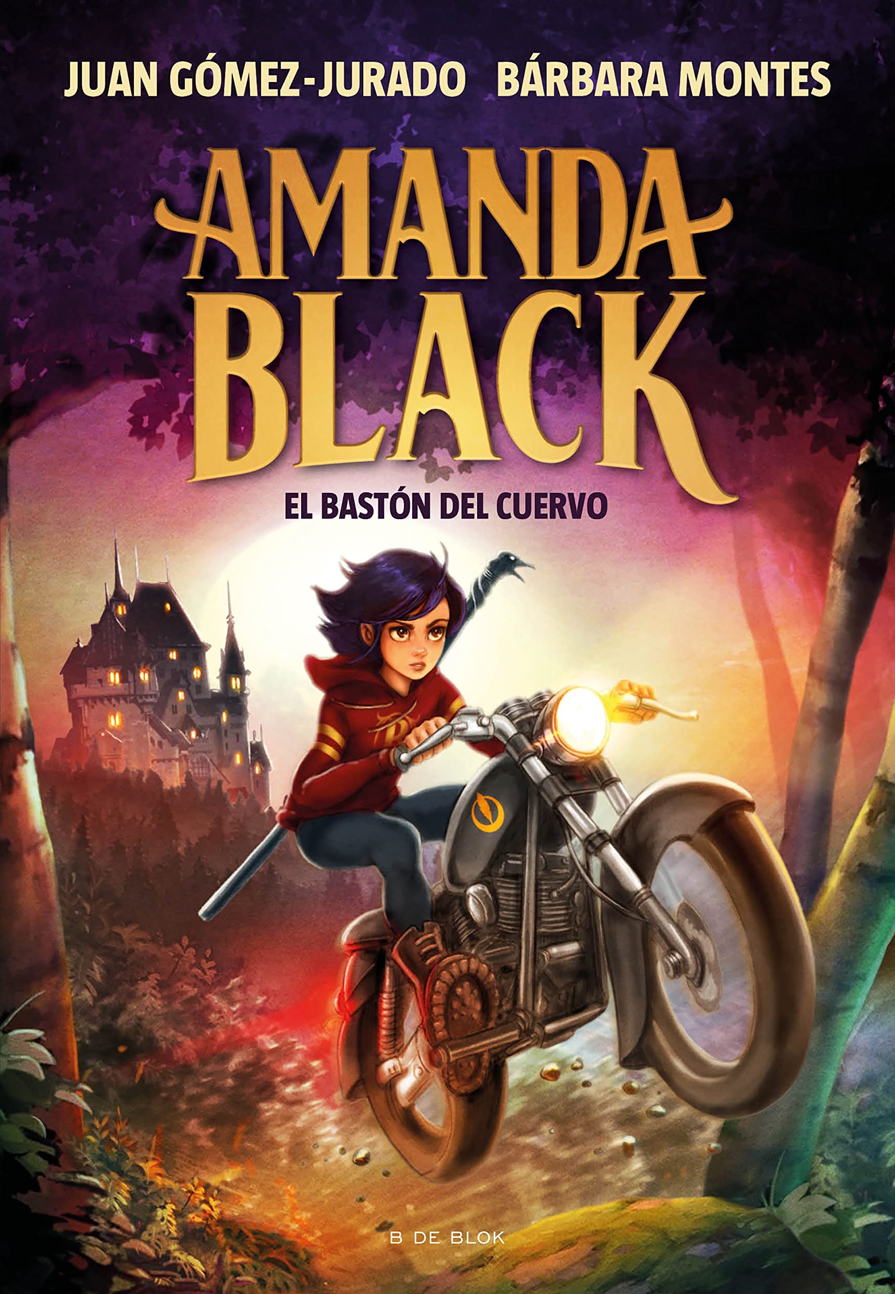Libro: Amanda Black - El bastón del cuervo por Juan Gómez - Jurado